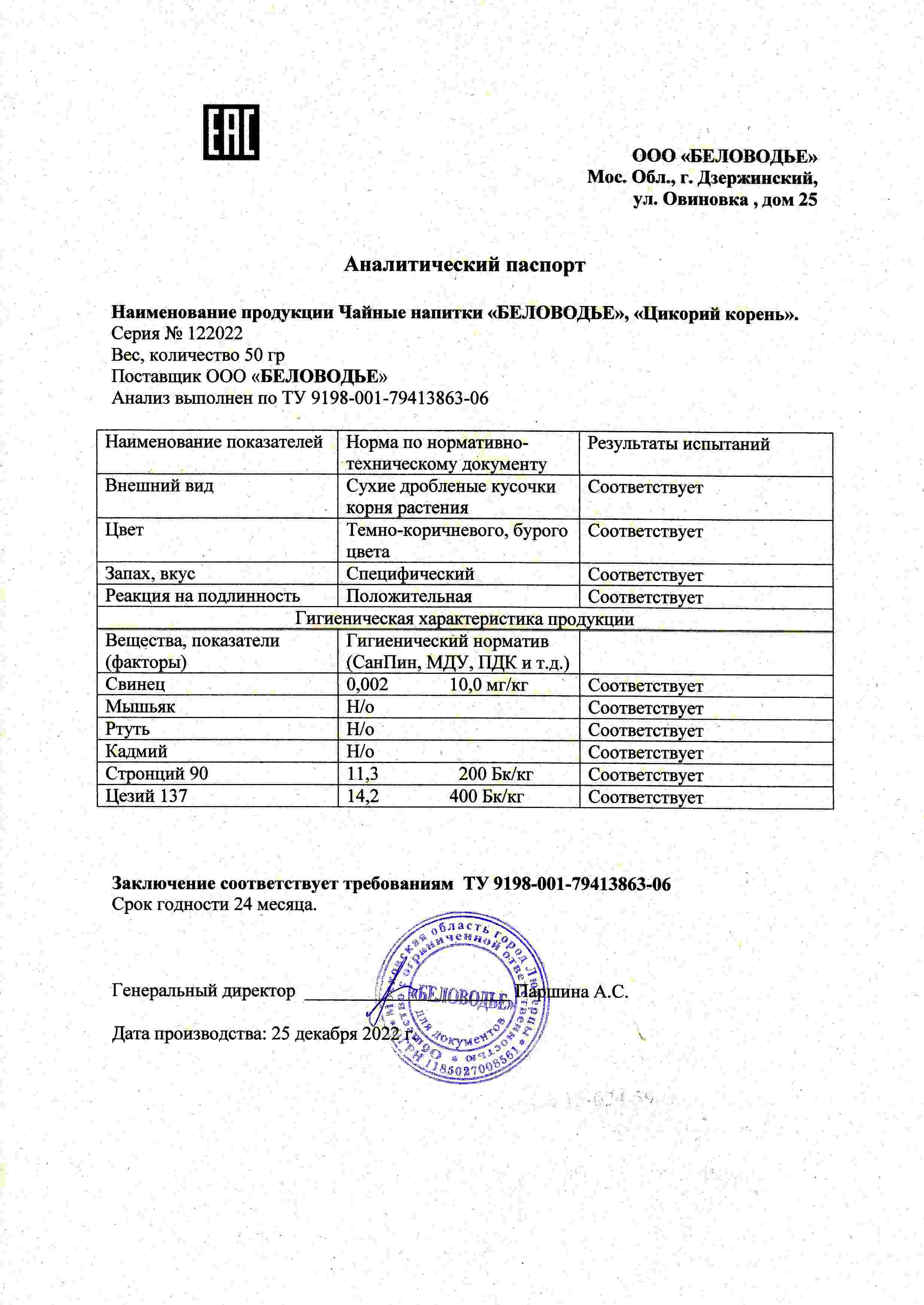 Паспорт №122022